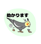 オカメインコ のツバメ君・改（個別スタンプ：10）