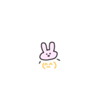 真顔なうさぎさん（個別スタンプ：24）