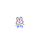 真顔なうさぎさん（個別スタンプ：25）