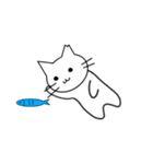 耳をかじられた猫（個別スタンプ：24）