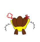 後ろ向きな鳥（個別スタンプ：5）