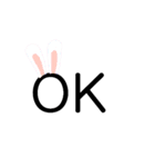 可愛い英語で伝える気持ち 2（個別スタンプ：1）