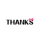 可愛い英語で伝える気持ち 2（個別スタンプ：3）