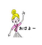 酔いどれ美容師(女性Ver.)（個別スタンプ：1）