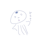 クセになるクラゲ（個別スタンプ：5）