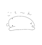 白黒のはんぺん【普段づかい用】（個別スタンプ：2）