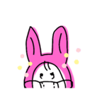 うさぎの中スタンプ（個別スタンプ：8）
