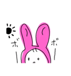 うさぎの中スタンプ2（個別スタンプ：13）