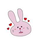 ゆるいうさぎすたんぷ。（個別スタンプ：4）