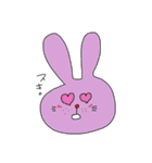 ゆるいうさぎすたんぷ。（個別スタンプ：18）