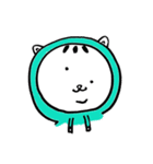 ぱーかーを着たねこ（個別スタンプ：5）