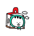 ぱーかーを着たねこ（個別スタンプ：8）