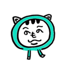 ぱーかーを着たねこ（個別スタンプ：11）