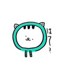 ぱーかーを着たねこ（個別スタンプ：14）