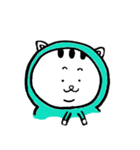 ぱーかーを着たねこ（個別スタンプ：21）