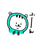 ぱーかーを着たねこ（個別スタンプ：31）