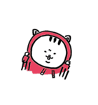 ぱーかーを着たねこ（個別スタンプ：37）