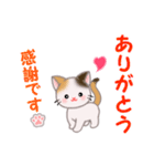 ちび三毛猫 毎日優しいスタンプ（個別スタンプ：15）