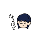 新入社員のオン眉ちゃん（個別スタンプ：10）