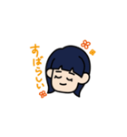 新入社員のオン眉ちゃん（個別スタンプ：14）