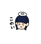 新入社員のオン眉ちゃん（個別スタンプ：21）