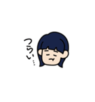 新入社員のオン眉ちゃん（個別スタンプ：22）