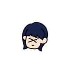 新入社員のオン眉ちゃん（個別スタンプ：36）