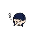 新入社員のオン眉ちゃん（個別スタンプ：37）