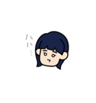 新入社員のオン眉ちゃん（個別スタンプ：38）