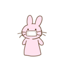 パペットのうさぎさん（個別スタンプ：8）