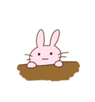 パペットのうさぎさん（個別スタンプ：10）