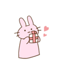 パペットのうさぎさん（個別スタンプ：24）