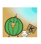 キグルミ鳥さんと忍者侍さん（個別スタンプ：5）