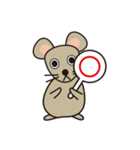 ねずみっくす（個別スタンプ：3）