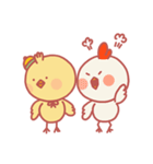 ぽちゃぽちゃかわいいひよこ 'ひよこ豆'（個別スタンプ：9）