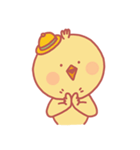 ぽちゃぽちゃかわいいひよこ 'ひよこ豆'（個別スタンプ：10）