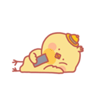 ぽちゃぽちゃかわいいひよこ 'ひよこ豆'（個別スタンプ：17）