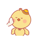 ぽちゃぽちゃかわいいひよこ 'ひよこ豆'（個別スタンプ：20）