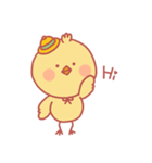 ぽちゃぽちゃかわいいひよこ 'ひよこ豆'（個別スタンプ：23）