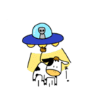 感情豊かな牛（個別スタンプ：28）