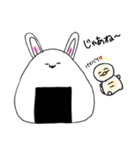 うさぎになりたかったおにぎり（個別スタンプ：24）