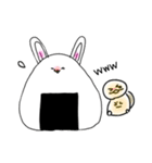 うさぎになりたかったおにぎり（個別スタンプ：25）