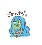 自粛生活！妖怪アマビエちゃん（個別スタンプ：34）
