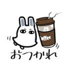 うさ耳が生えたメジェド神（個別スタンプ：1）