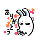 うさ耳が生えたメジェド神（個別スタンプ：2）