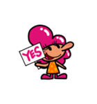 Happy PINK よく使う言葉スタンプ（個別スタンプ：8）