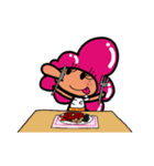 Happy PINK よく使う言葉スタンプ（個別スタンプ：10）