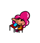 Happy PINK よく使う言葉スタンプ（個別スタンプ：17）