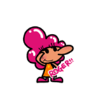 Happy PINK よく使う言葉スタンプ（個別スタンプ：18）