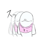 脱力系ベルーガ ベルルくん（個別スタンプ：24）